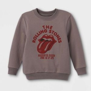 Rolling Stones Fleece Pullover Boys Toddler Gray 18M